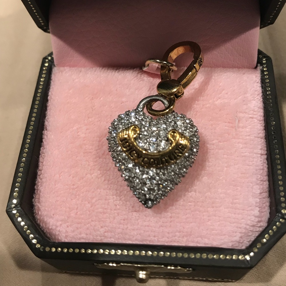 ❌SOLD❌Bejeweled Juicy Couture Heart Charm